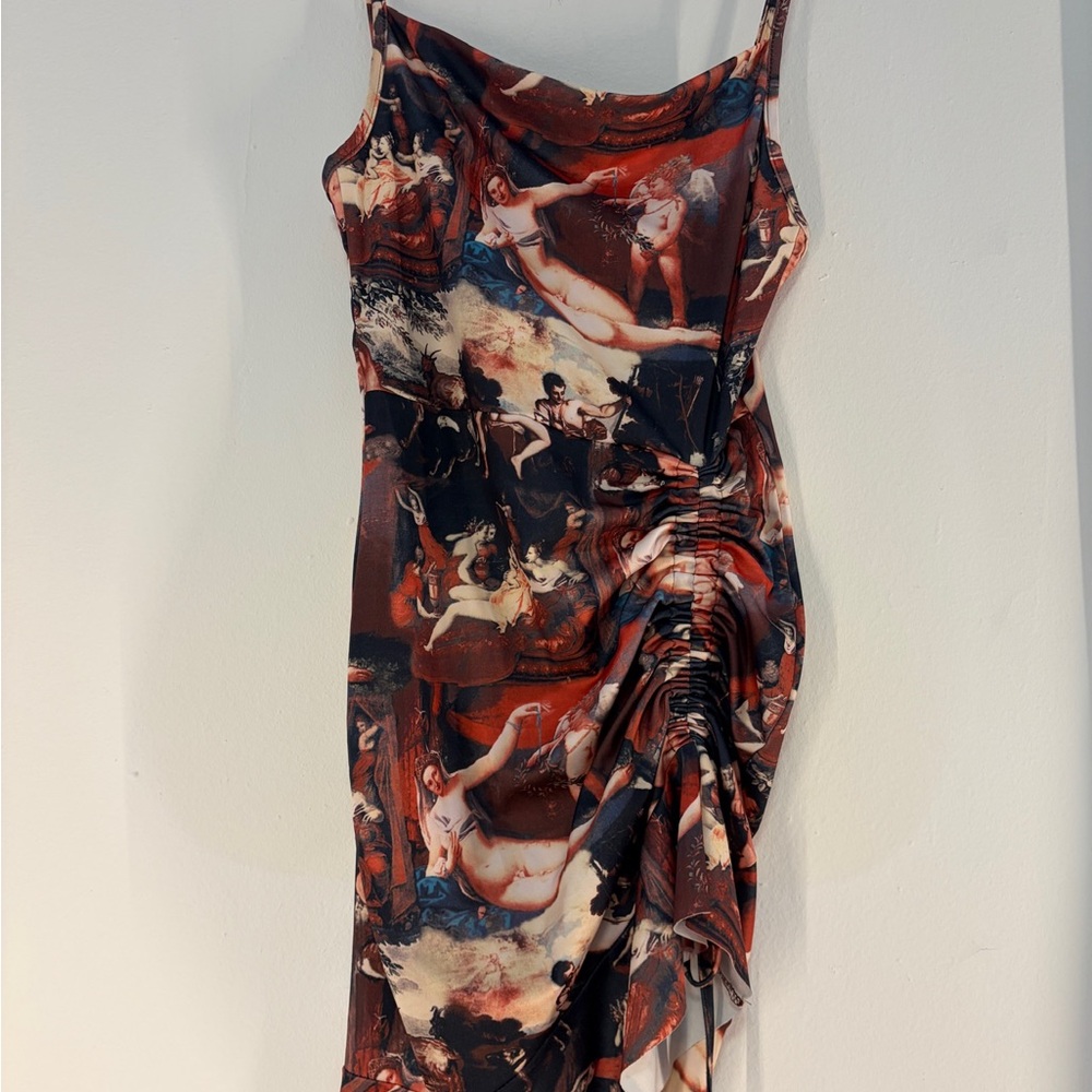 Artistic Print Women's Dress
